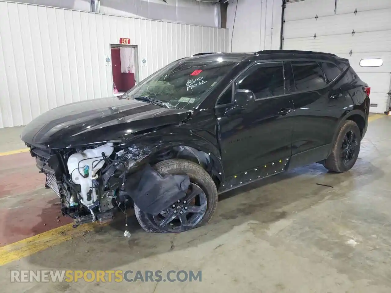 1 Photograph of a damaged car 3GNKBHR4XPS235085 CHEVROLET BLAZER 2023