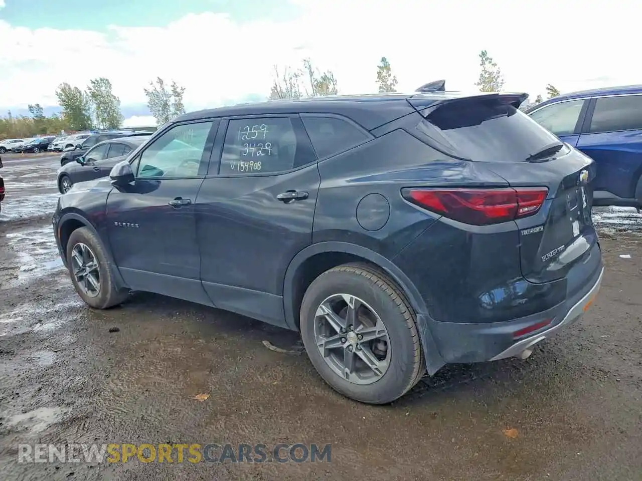 2 Photograph of a damaged car 3GNKBHRS8PS154908 CHEVROLET BLAZER 2023