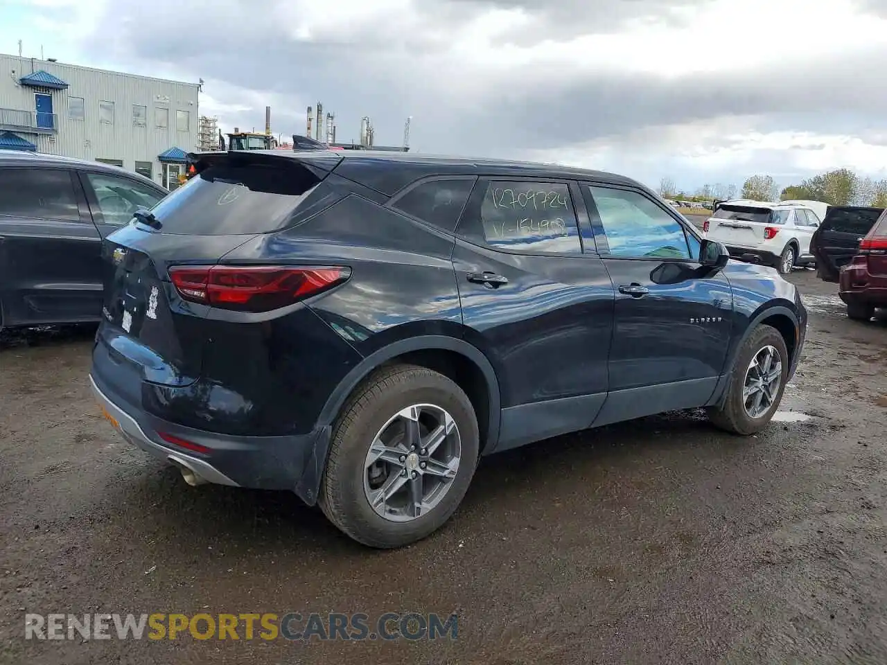 3 Photograph of a damaged car 3GNKBHRS8PS154908 CHEVROLET BLAZER 2023
