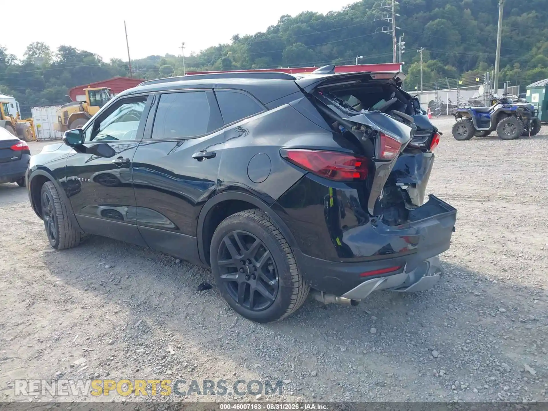 3 Photograph of a damaged car 3GNKBJR40PS163854 CHEVROLET BLAZER 2023