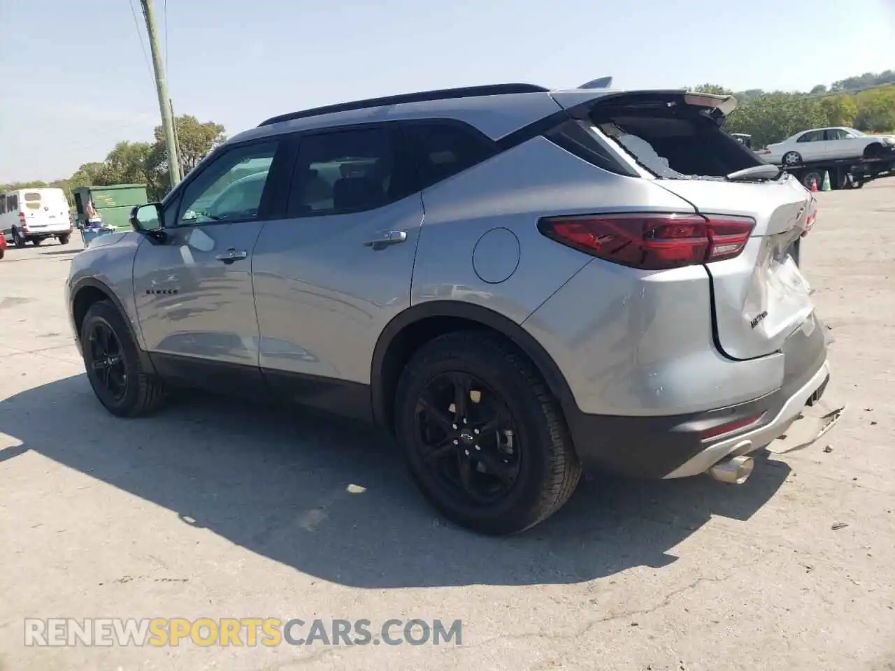 2 Photograph of a damaged car 3GNKBJR45PS117694 CHEVROLET BLAZER 2023