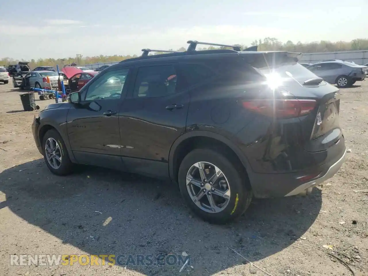2 Photograph of a damaged car 3GNKBJR47PS157100 CHEVROLET BLAZER 2023