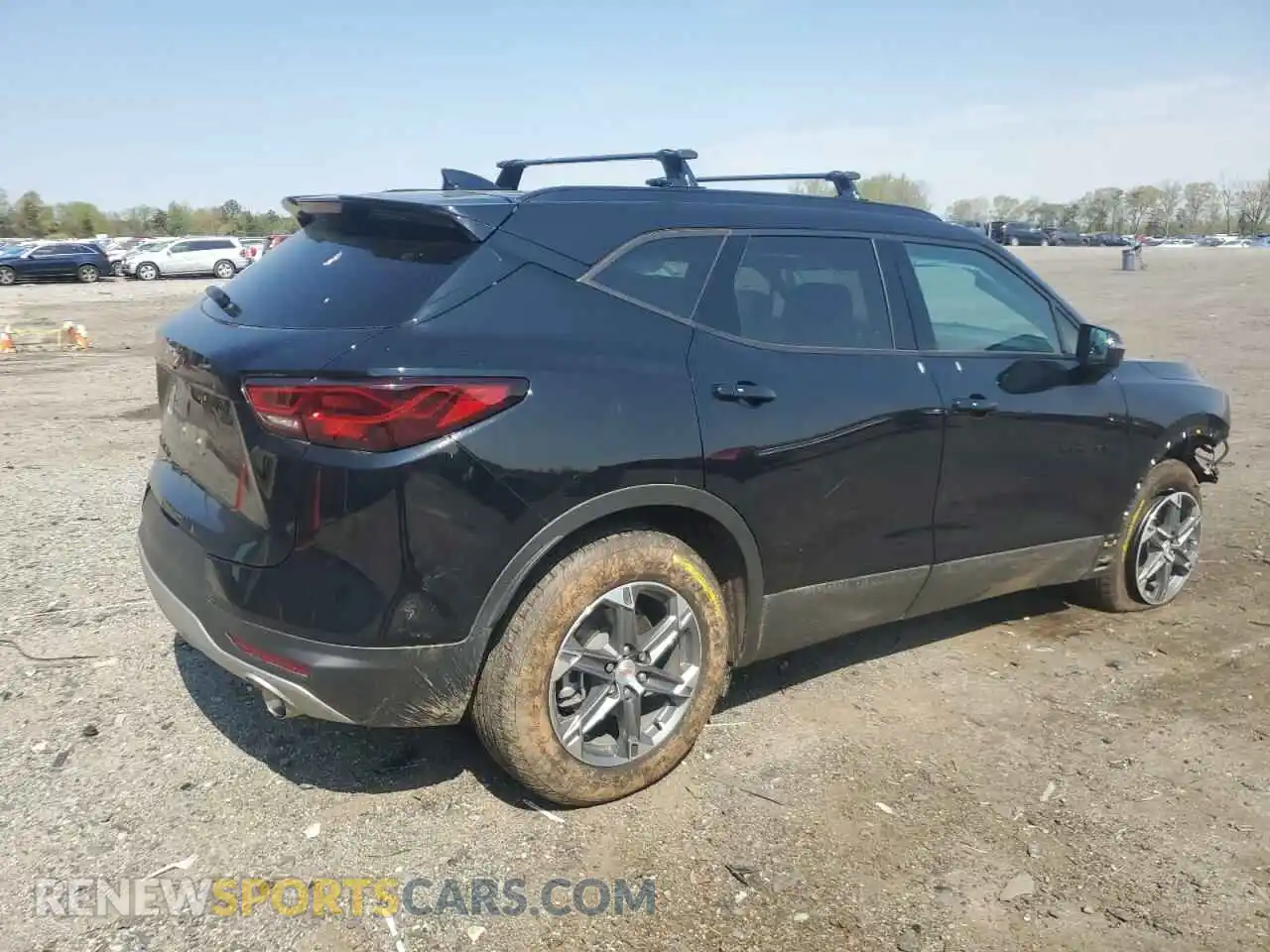 3 Photograph of a damaged car 3GNKBJR47PS157100 CHEVROLET BLAZER 2023