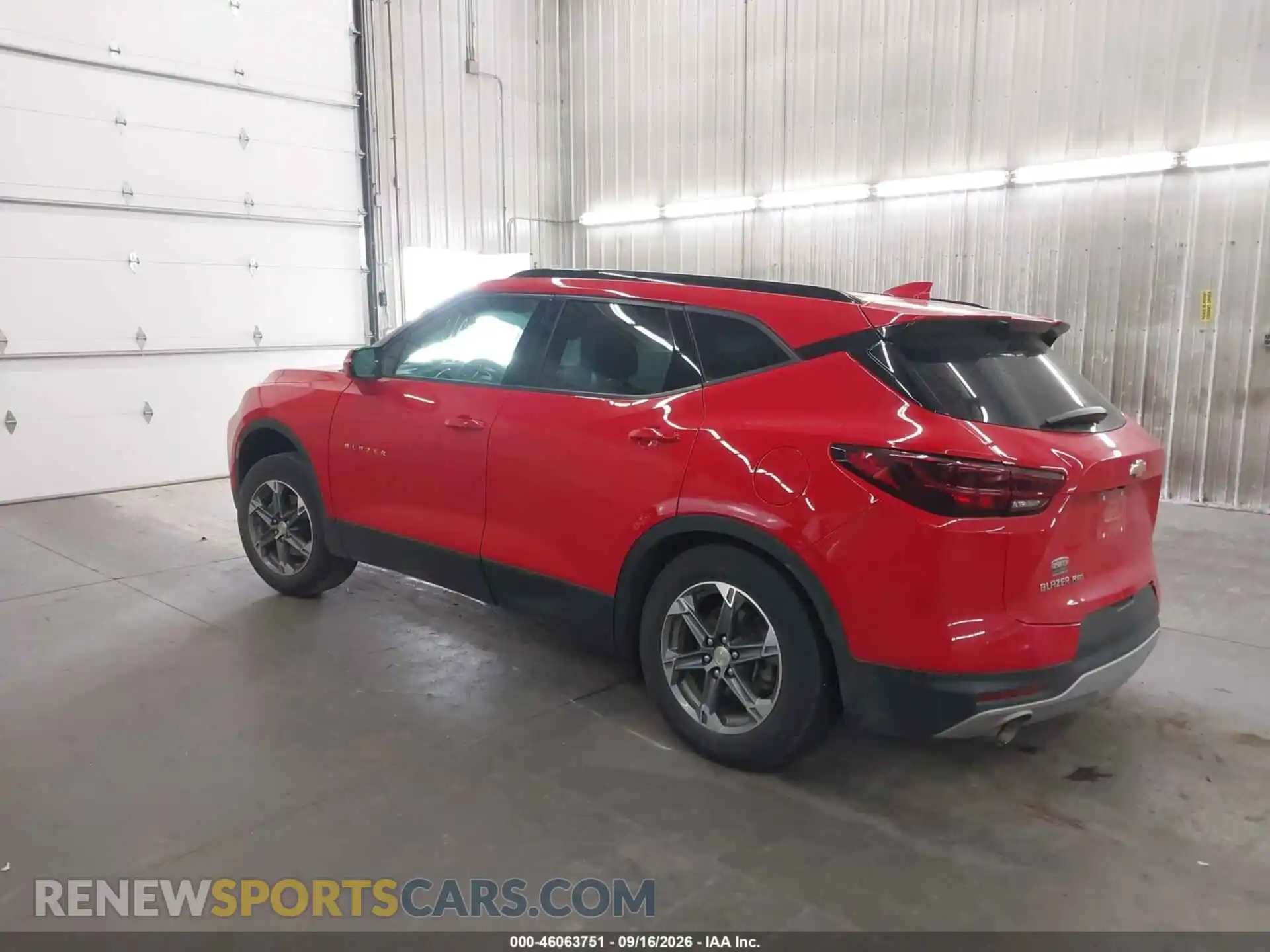 3 Photograph of a damaged car 3GNKBJR48PS172222 CHEVROLET BLAZER 2023