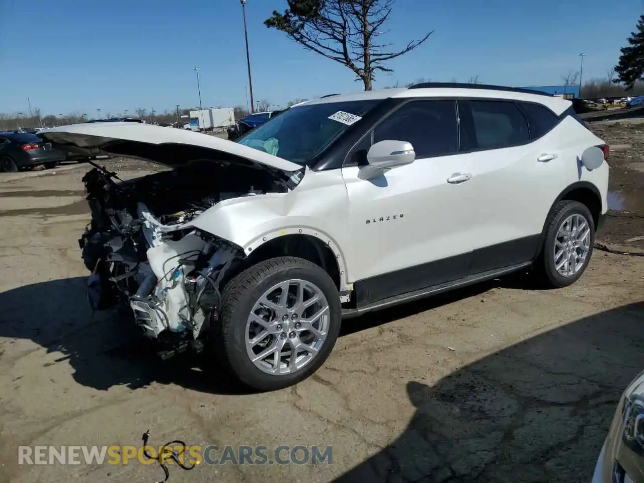 1 Photograph of a damaged car 3GNKBJRS2PS104030 CHEVROLET BLAZER 2023