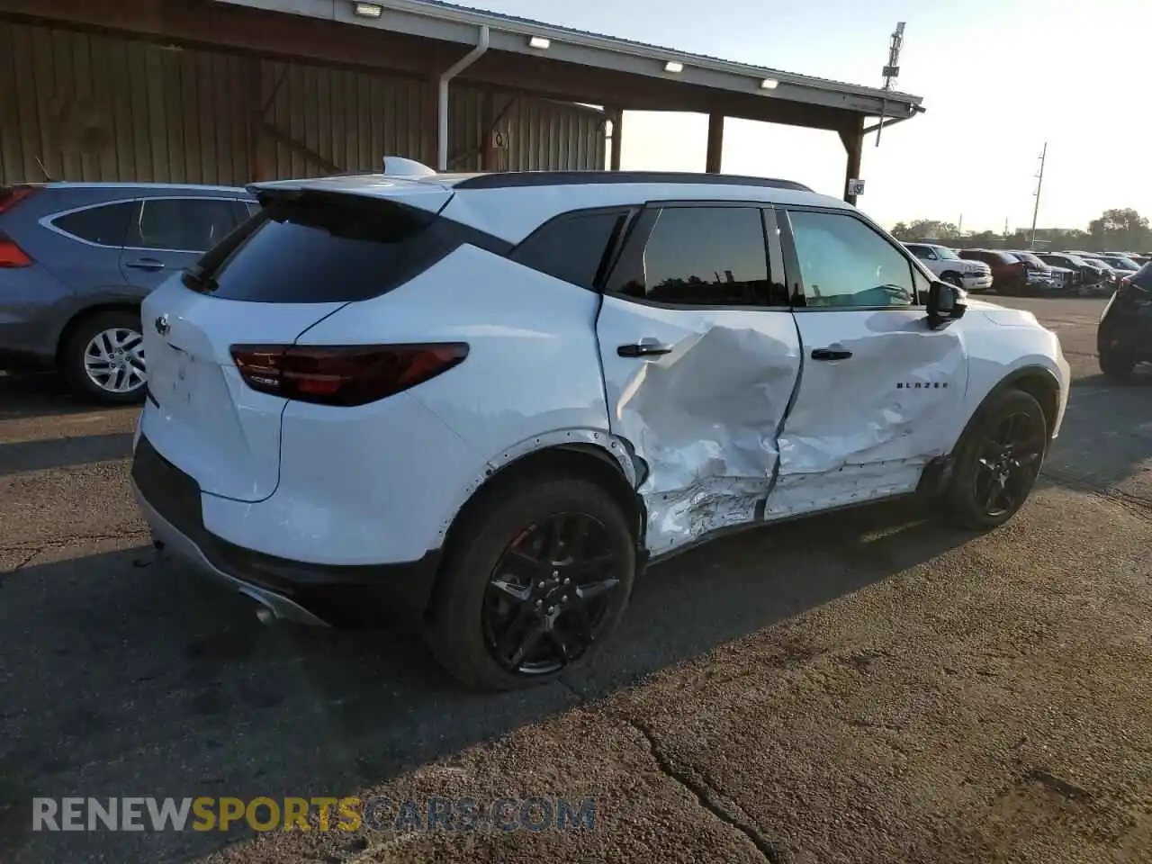 3 Photograph of a damaged car 3GNKBJRS4PS206624 CHEVROLET BLAZER 2023