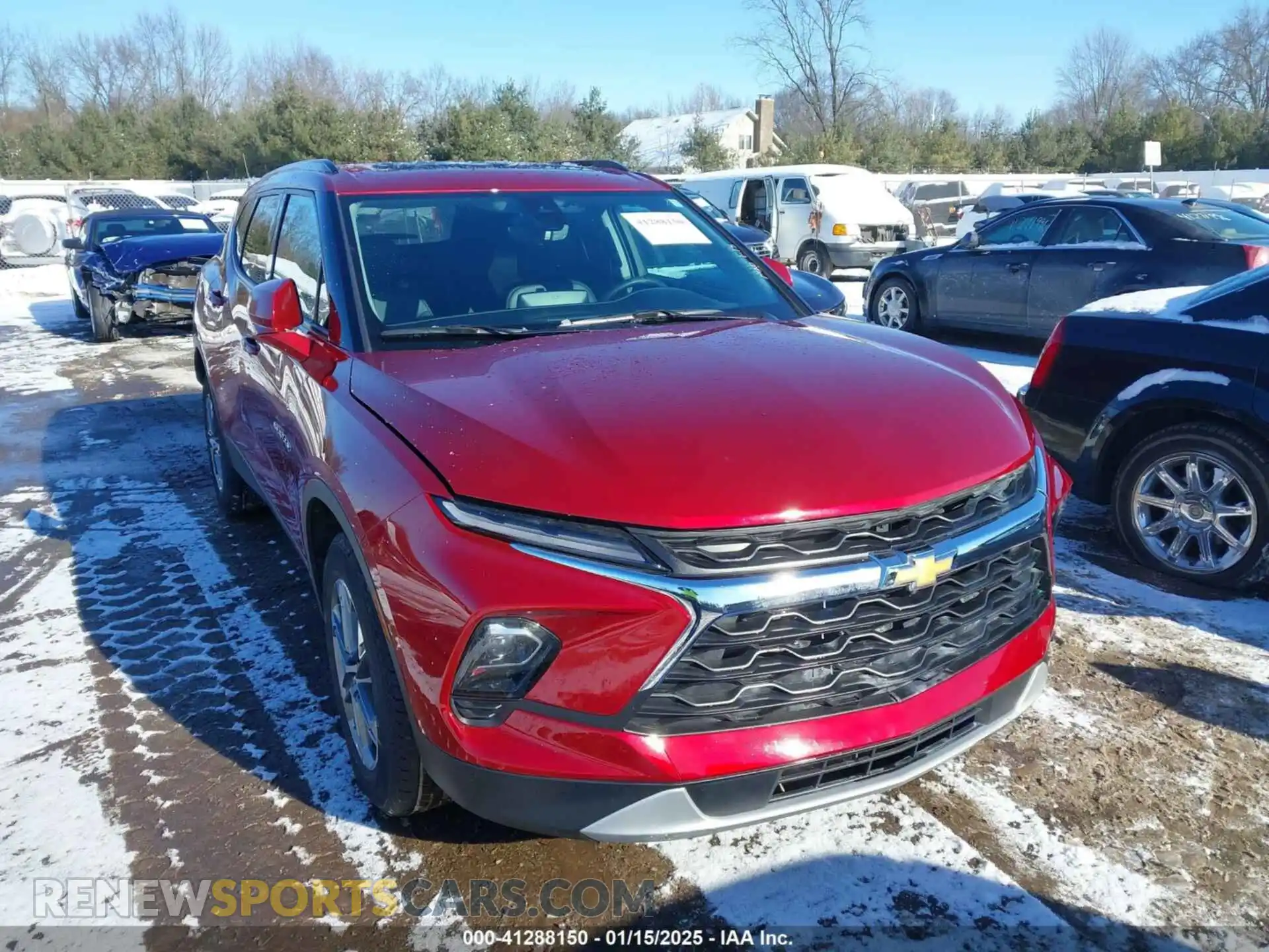 1 Photograph of a damaged car 3GNKBJRS6PS227815 CHEVROLET BLAZER 2023