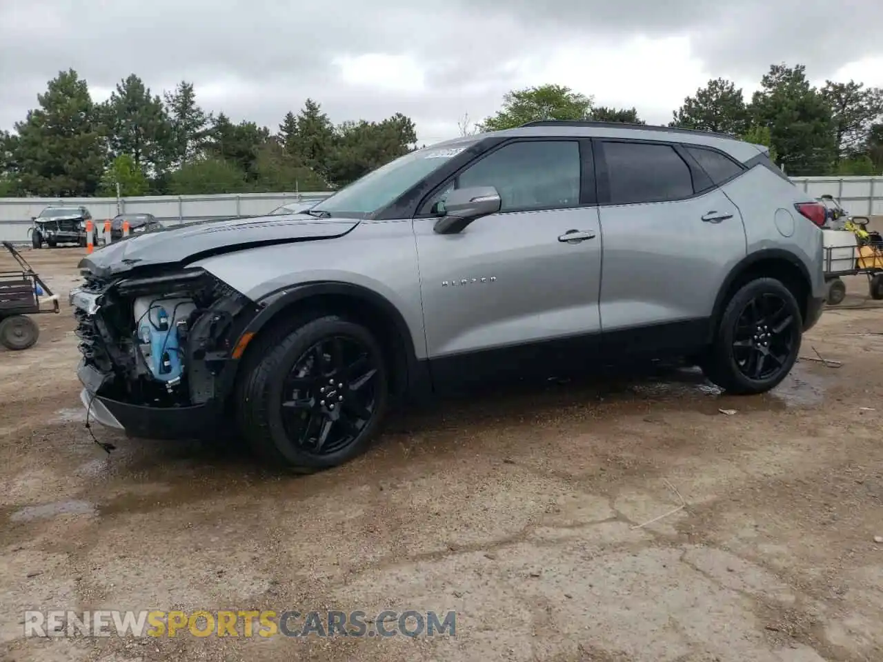 1 Photograph of a damaged car 3GNKBJRS8PS118496 CHEVROLET BLAZER 2023