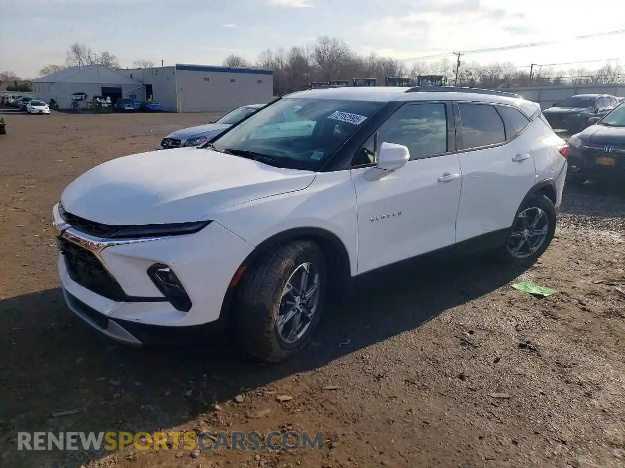 1 Photograph of a damaged car 3GNKBJRS9PS202942 CHEVROLET BLAZER 2023