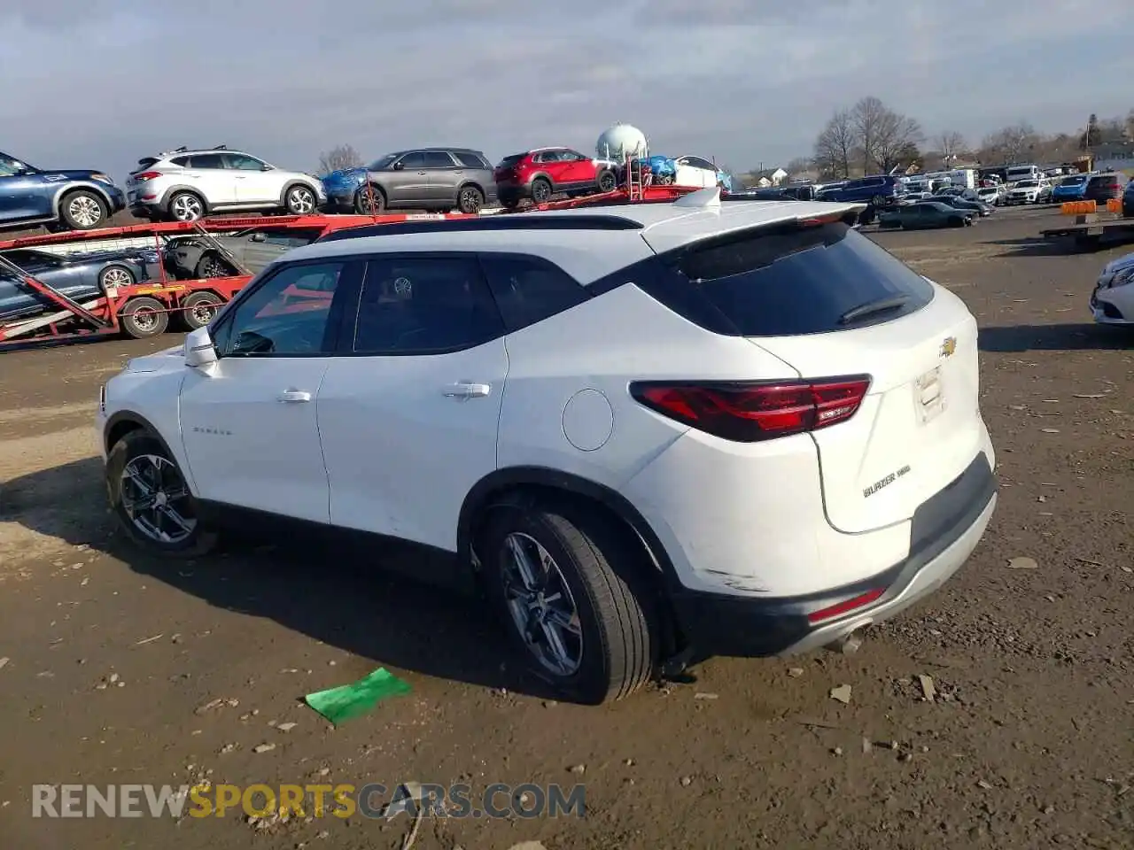 2 Photograph of a damaged car 3GNKBJRS9PS202942 CHEVROLET BLAZER 2023