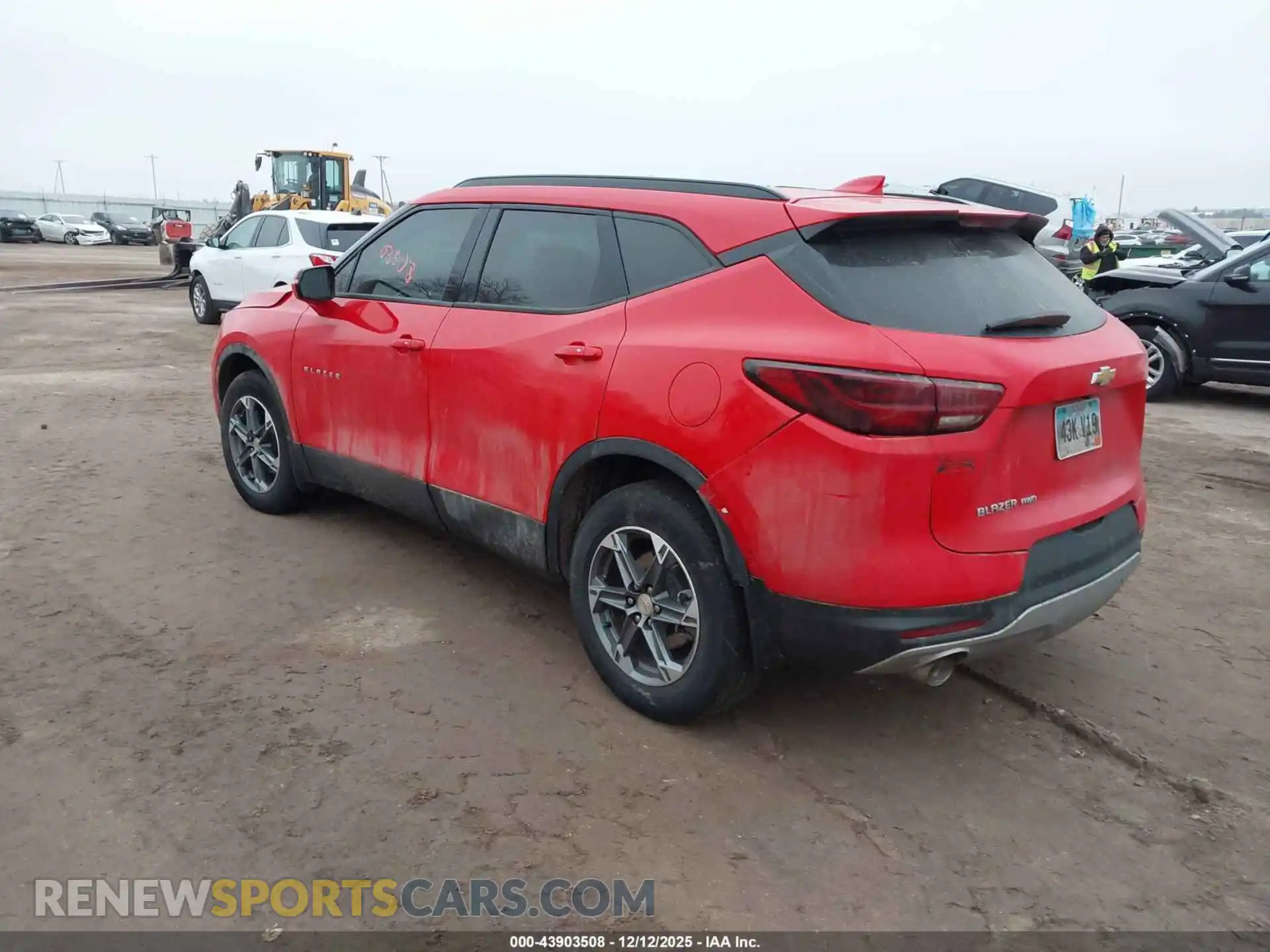 3 Photograph of a damaged car 3GNKBJRSXPS114353 CHEVROLET BLAZER 2023
