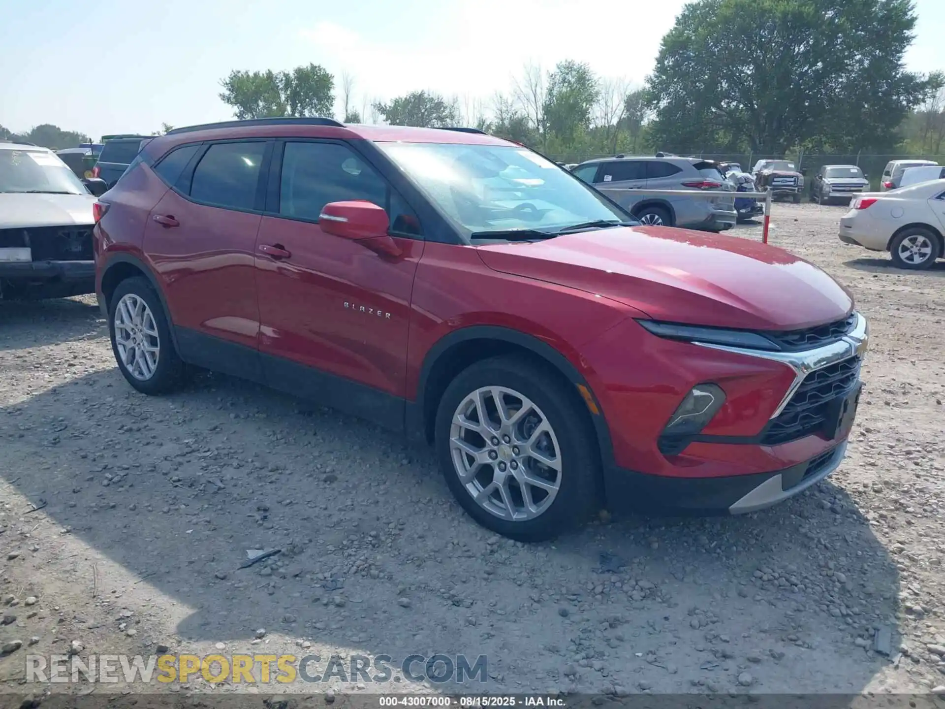 1 Photograph of a damaged car 3GNKBJRSXPS161463 CHEVROLET BLAZER 2023