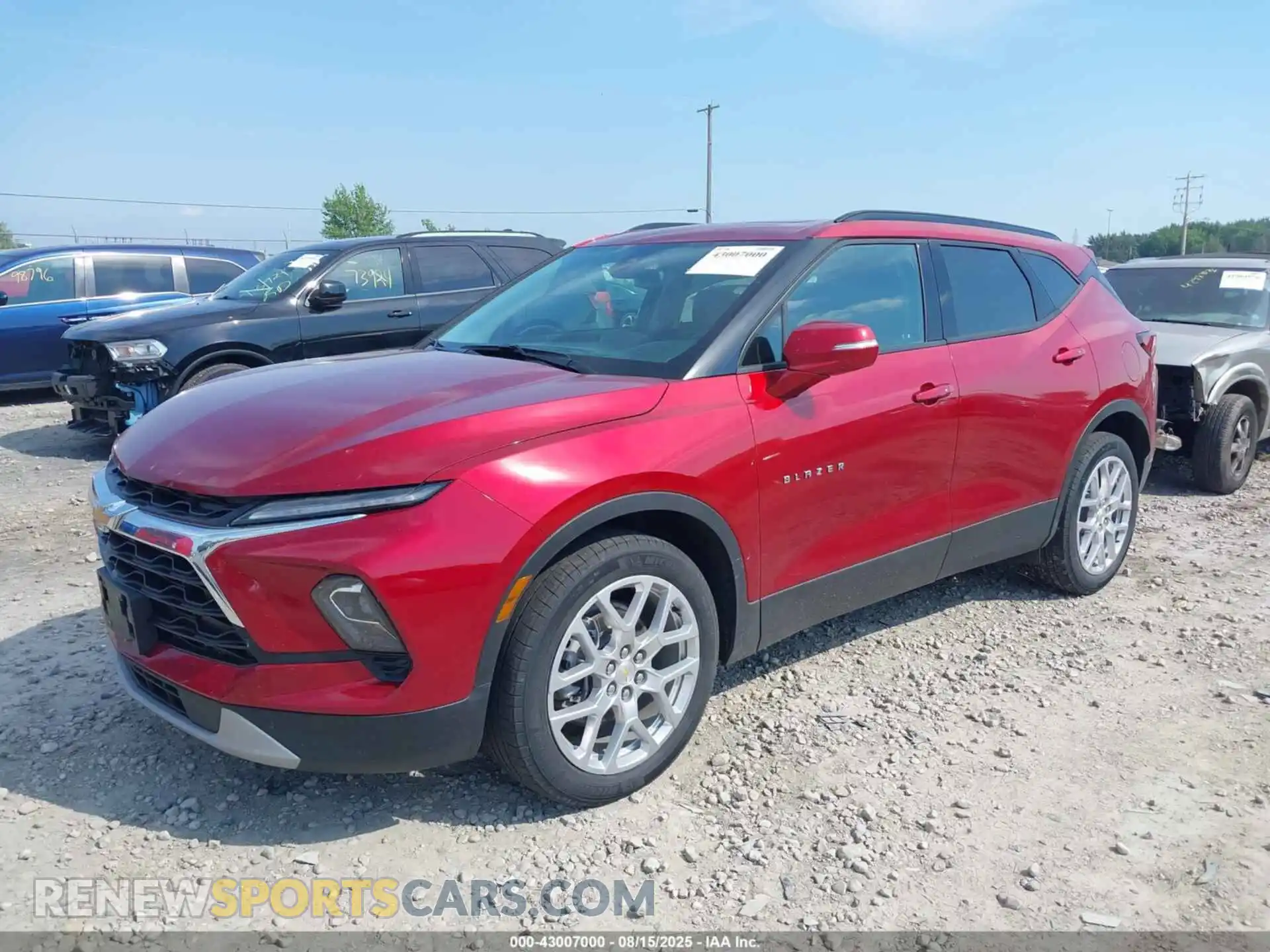 2 Photograph of a damaged car 3GNKBJRSXPS161463 CHEVROLET BLAZER 2023