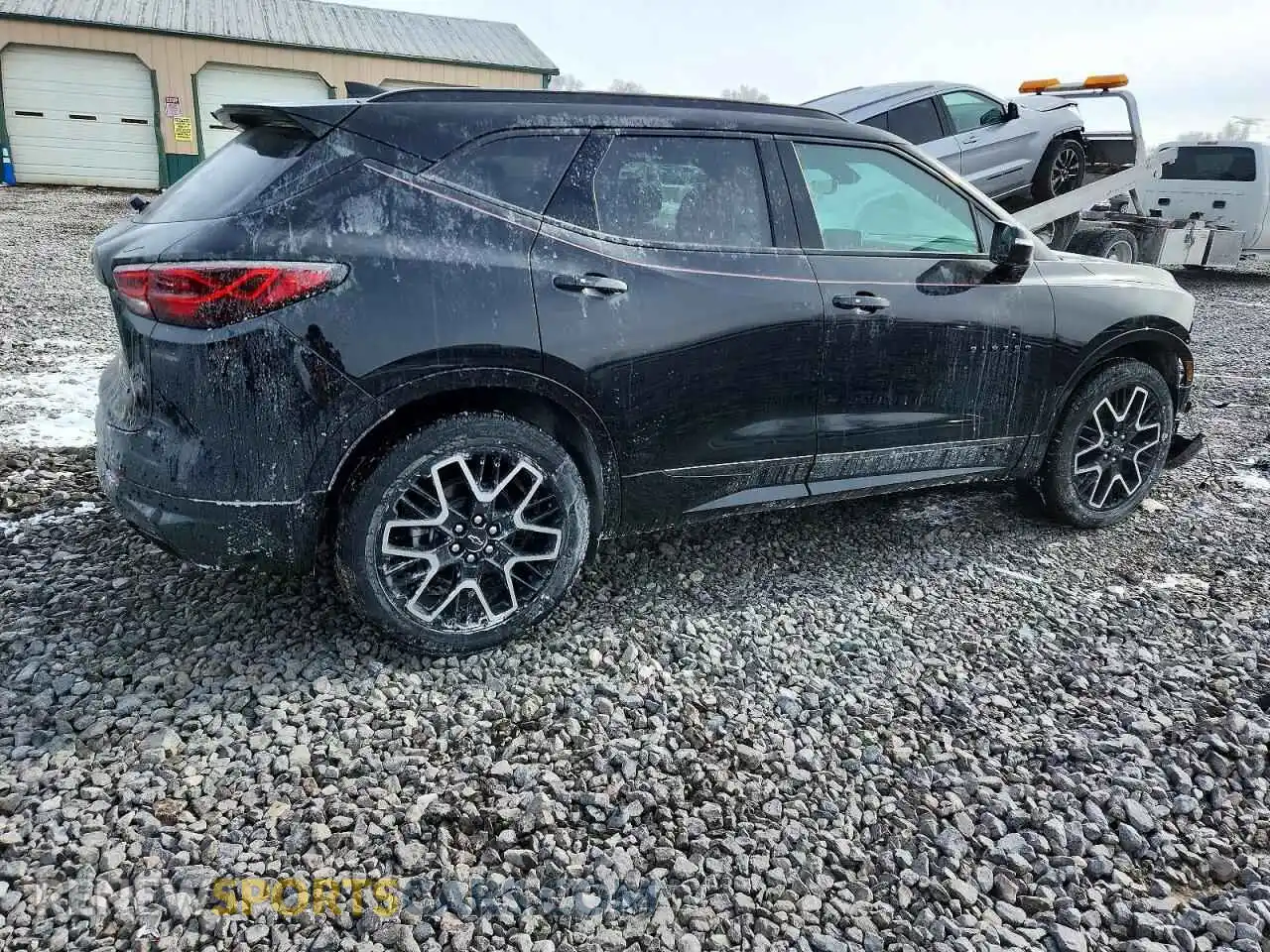 3 Photograph of a damaged car 3GNKBKRS0PS158898 CHEVROLET BLAZER 2023