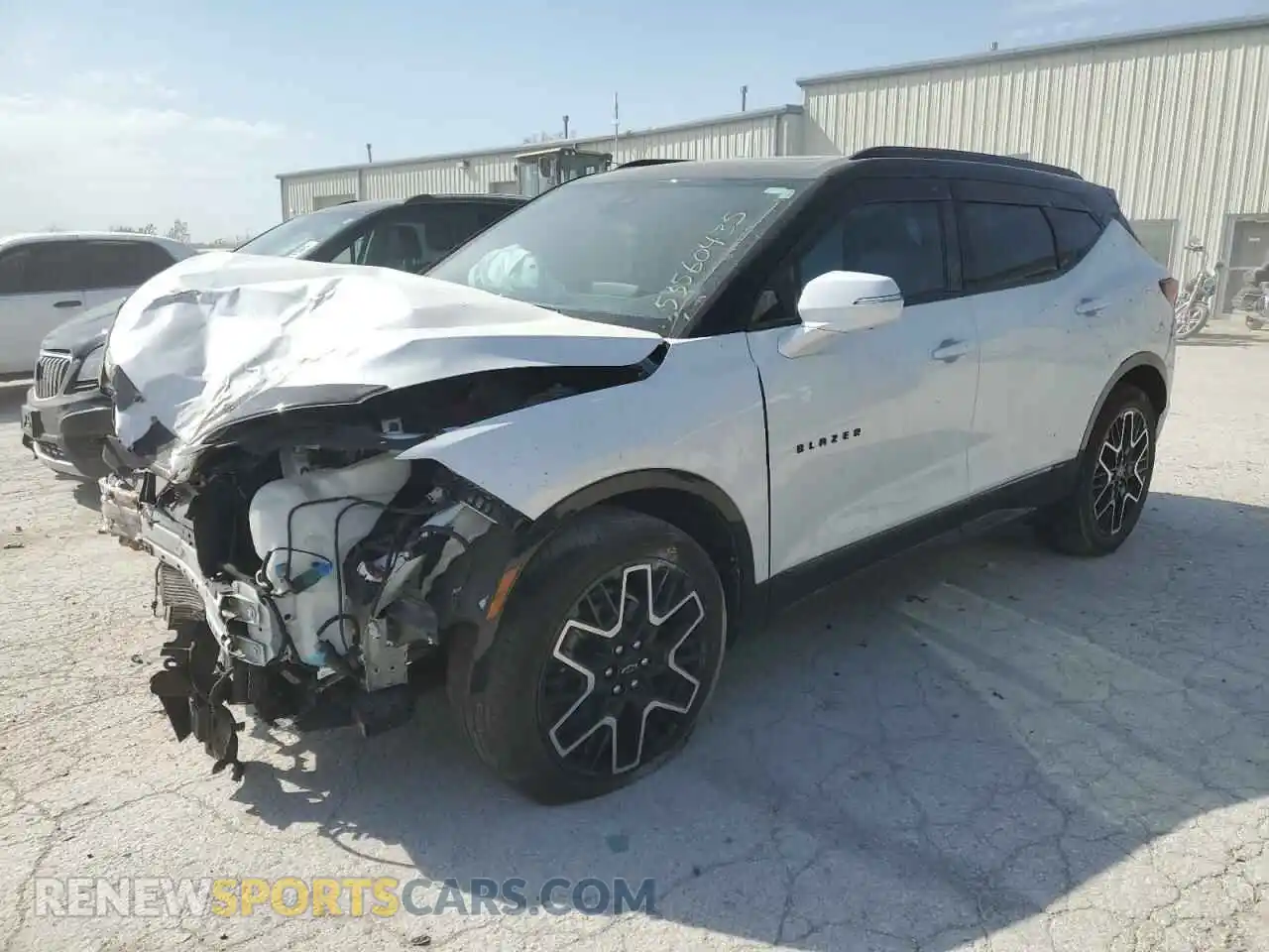 1 Photograph of a damaged car 3GNKBKRS0PS200986 CHEVROLET BLAZER 2023