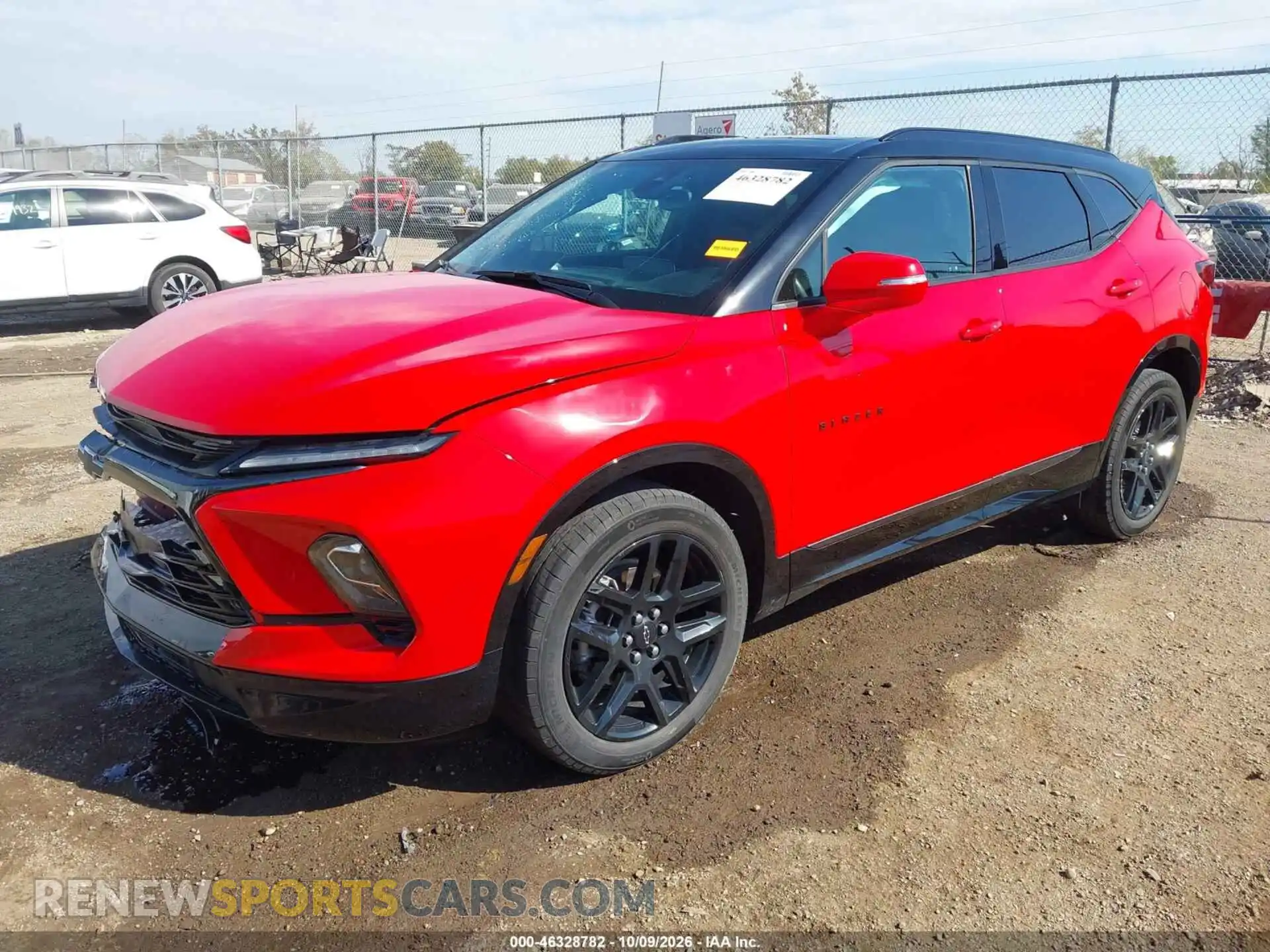 2 Photograph of a damaged car 3GNKBKRS1PS174950 CHEVROLET BLAZER 2023