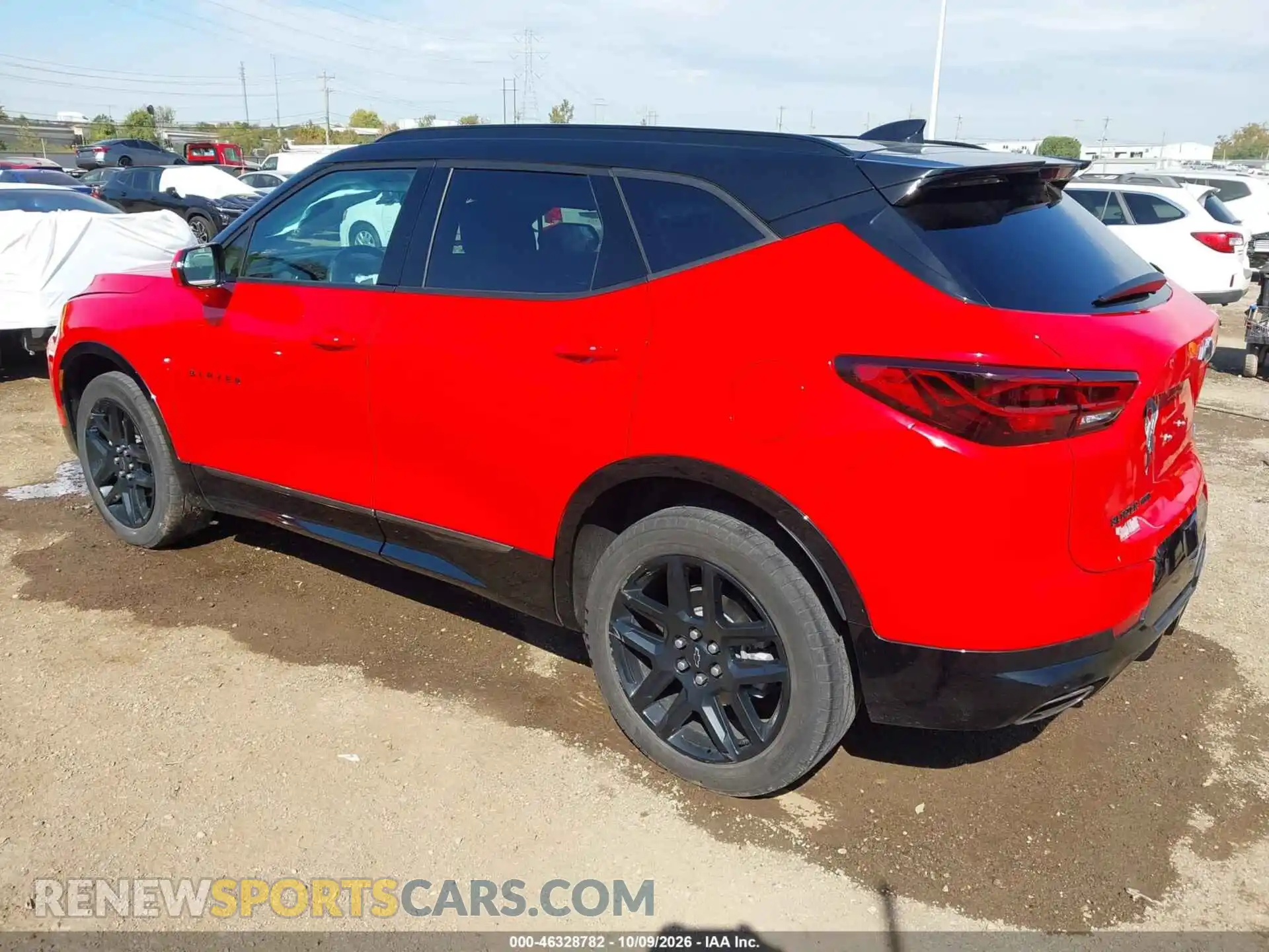 3 Photograph of a damaged car 3GNKBKRS1PS174950 CHEVROLET BLAZER 2023