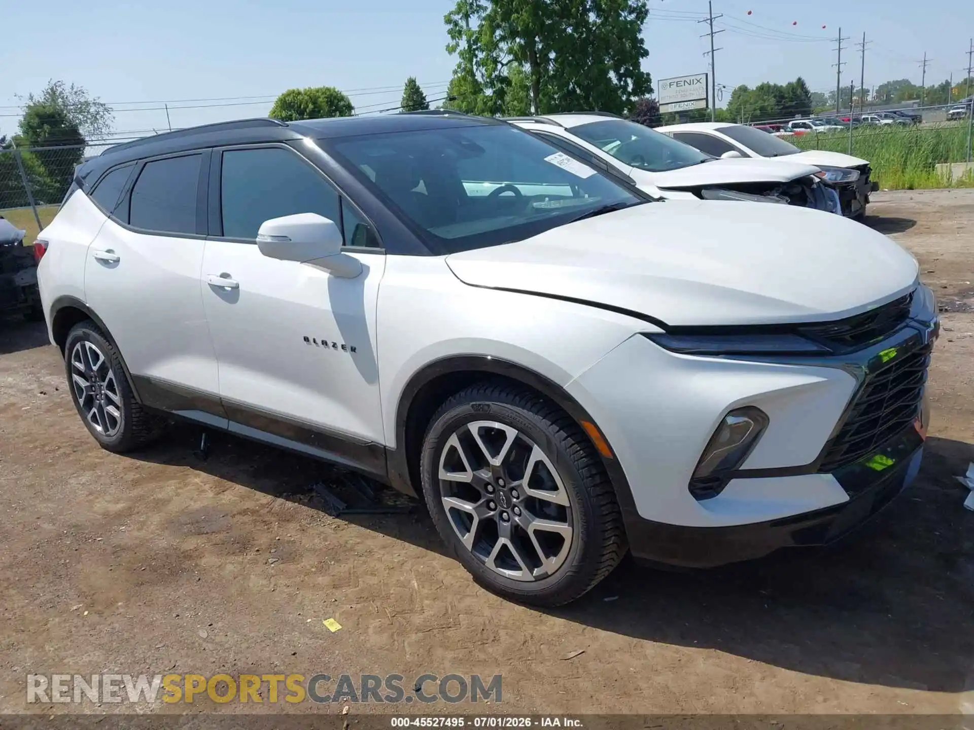 1 Photograph of a damaged car 3GNKBKRS3PS126267 CHEVROLET BLAZER 2023