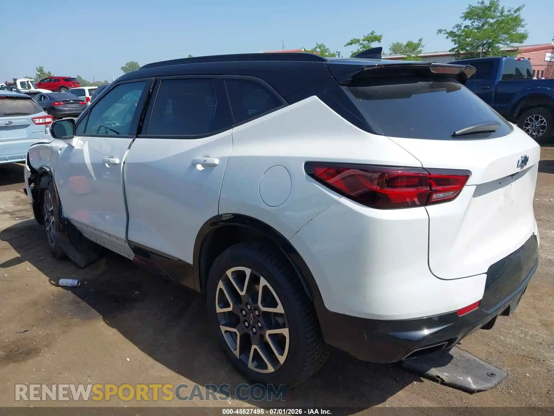 3 Photograph of a damaged car 3GNKBKRS3PS126267 CHEVROLET BLAZER 2023