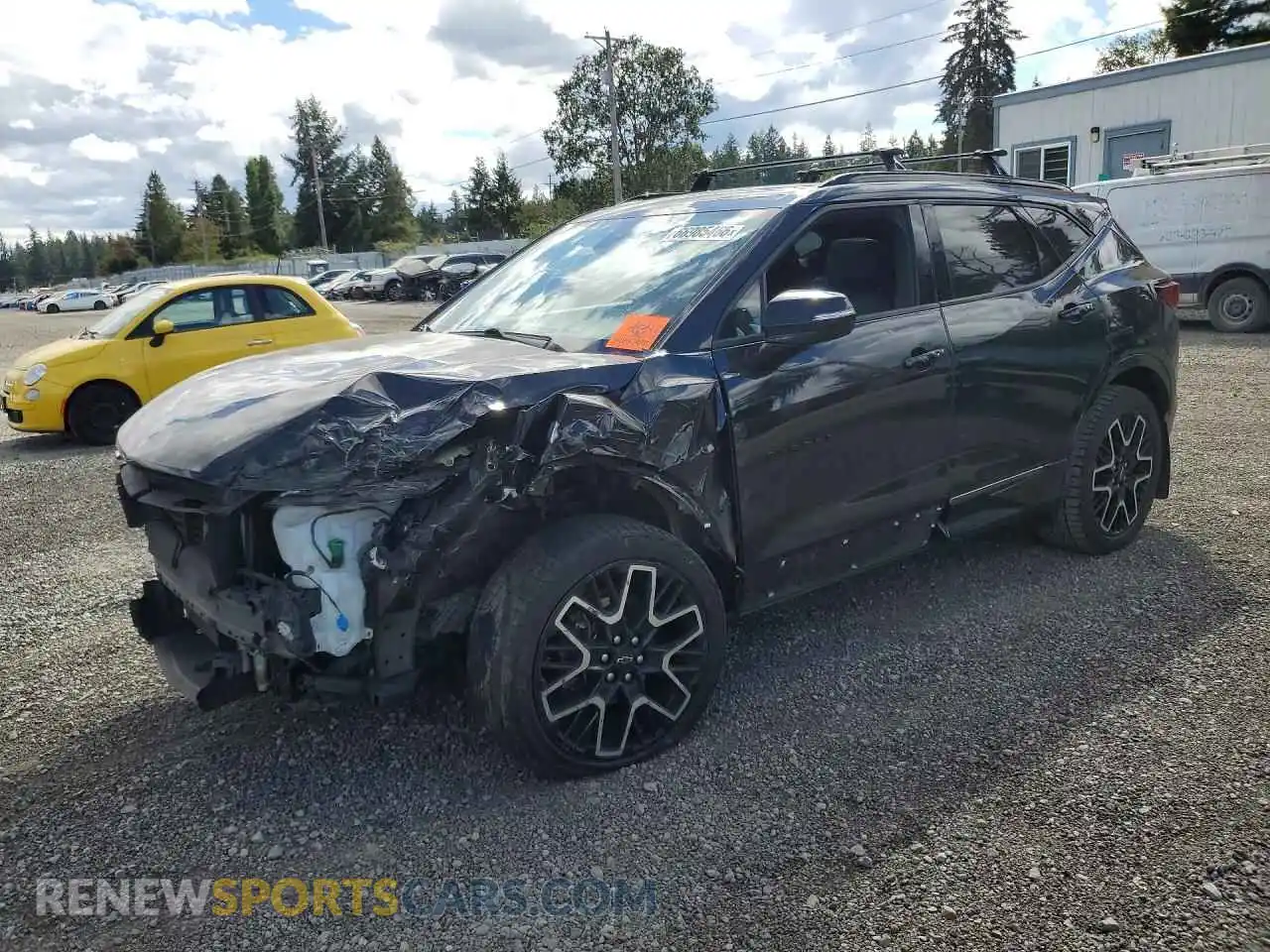 1 Photograph of a damaged car 3GNKBKRS3PS193449 CHEVROLET BLAZER 2023