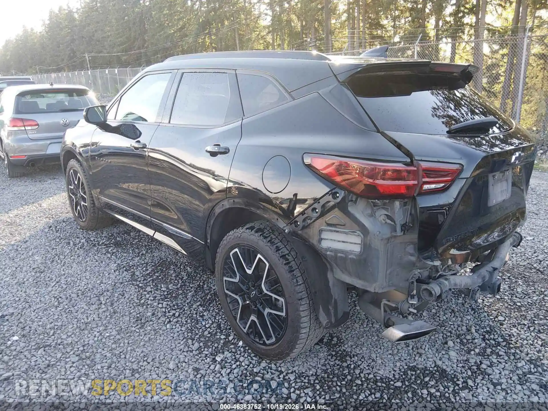 3 Photograph of a damaged car 3GNKBKRS5PS128876 CHEVROLET BLAZER 2023