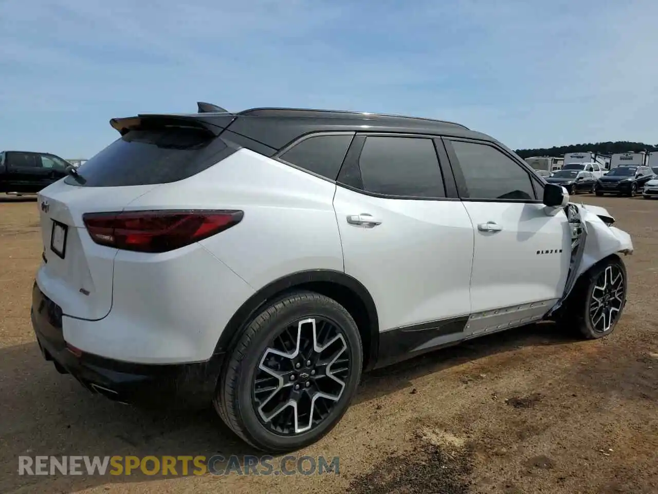 3 Photograph of a damaged car 3GNKBKRS5PS168410 CHEVROLET BLAZER 2023