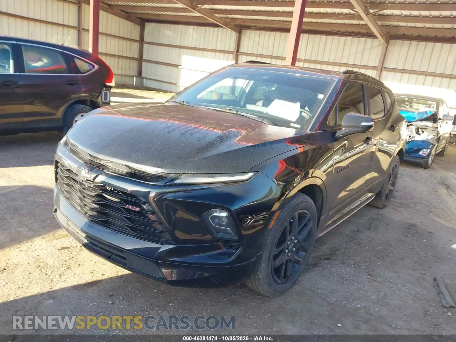 2 Photograph of a damaged car 3GNKBKRS6PS182445 CHEVROLET BLAZER 2023