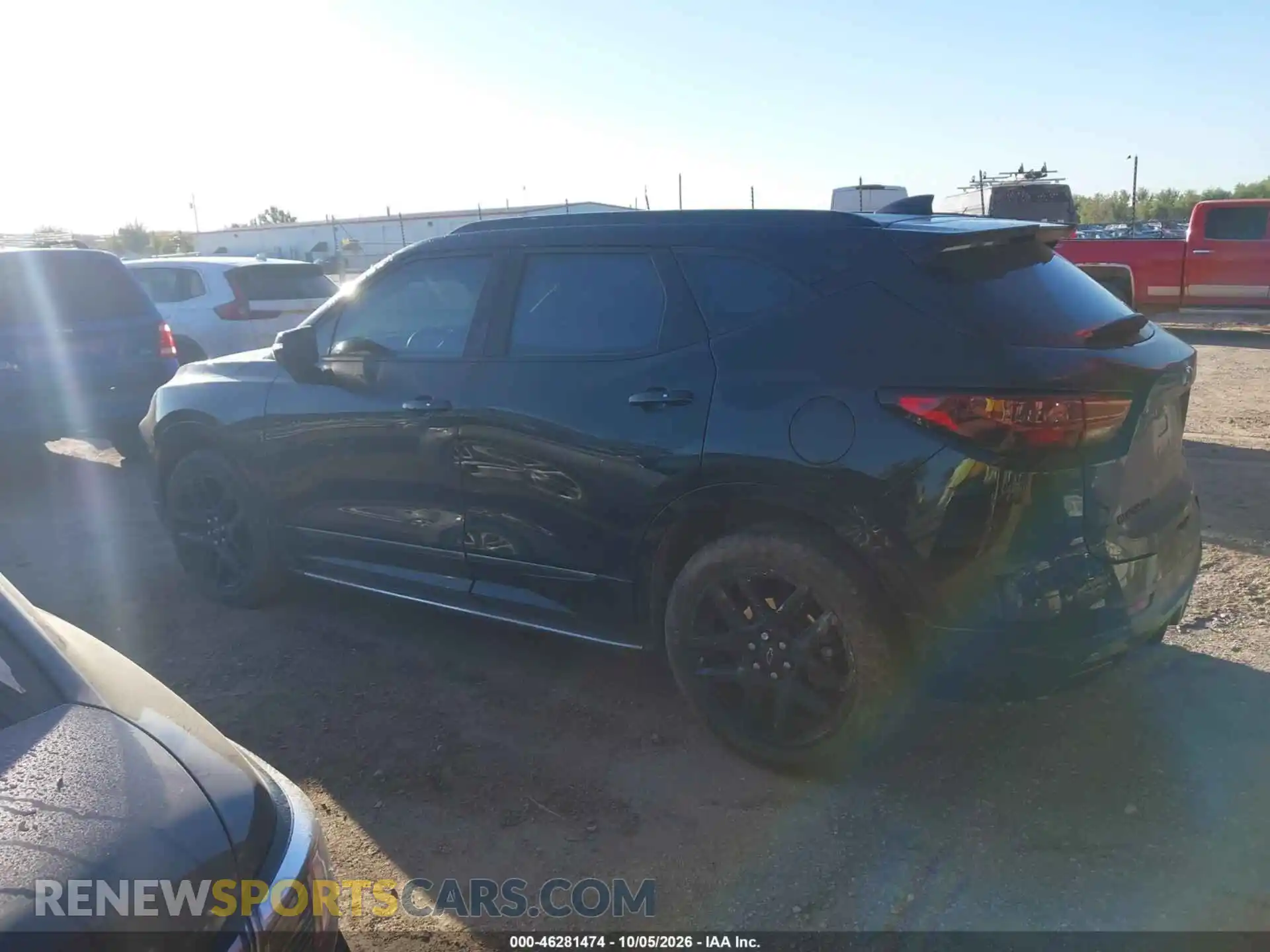 3 Photograph of a damaged car 3GNKBKRS6PS182445 CHEVROLET BLAZER 2023
