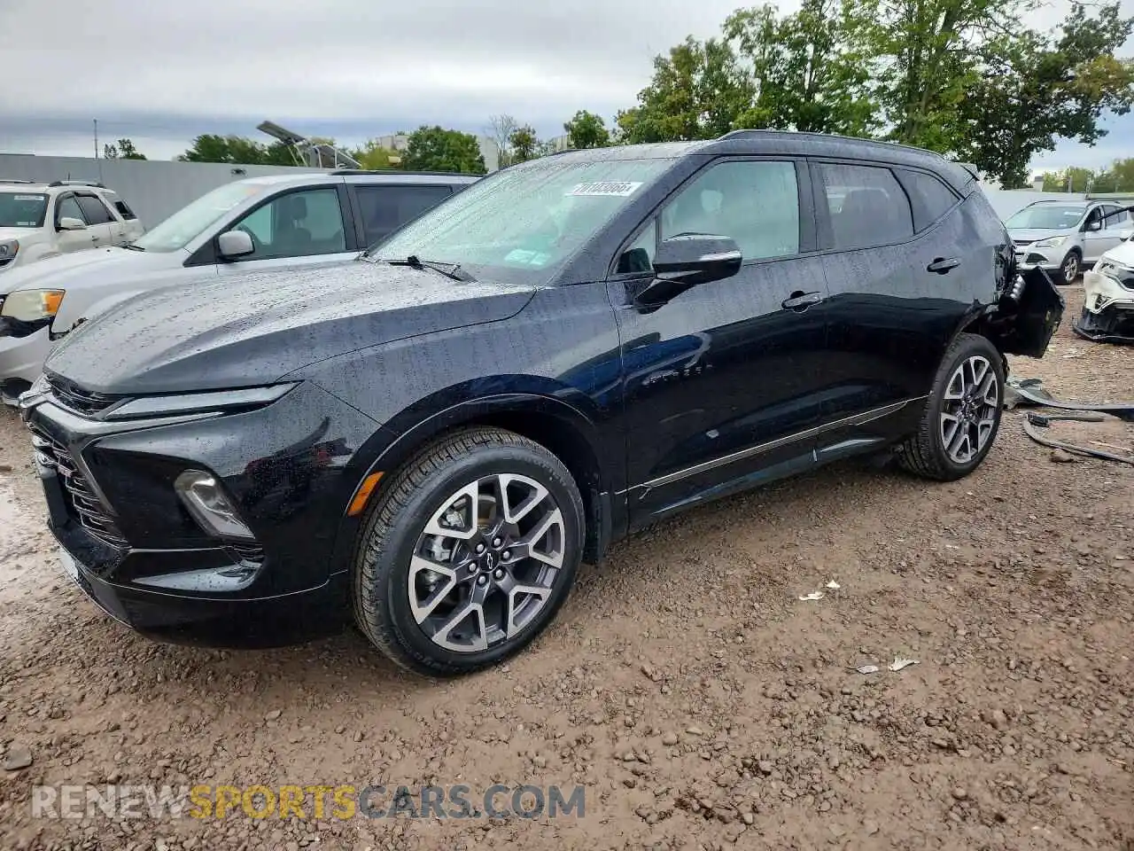 1 Photograph of a damaged car 3GNKBKRS7PS108287 CHEVROLET BLAZER 2023