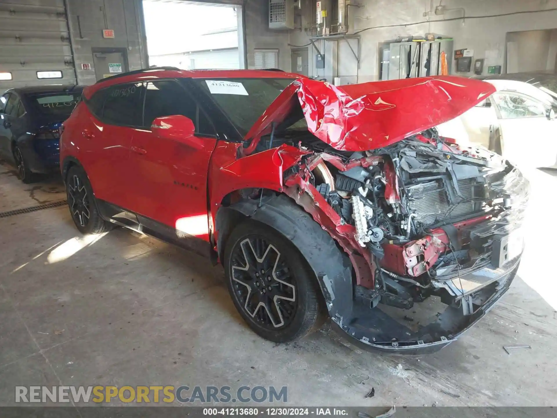 1 Photograph of a damaged car 3GNKBKRS7PS159319 CHEVROLET BLAZER 2023