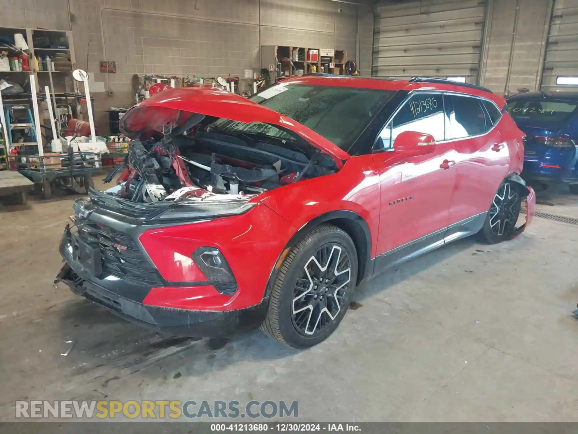 2 Photograph of a damaged car 3GNKBKRS7PS159319 CHEVROLET BLAZER 2023