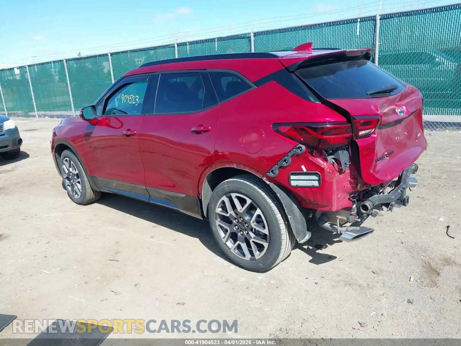 3 Photograph of a damaged car 3GNKBKRS9PS168281 CHEVROLET BLAZER 2023