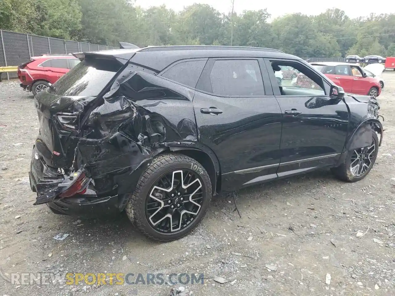 3 Photograph of a damaged car 3GNKBKRS9PS225059 CHEVROLET BLAZER 2023