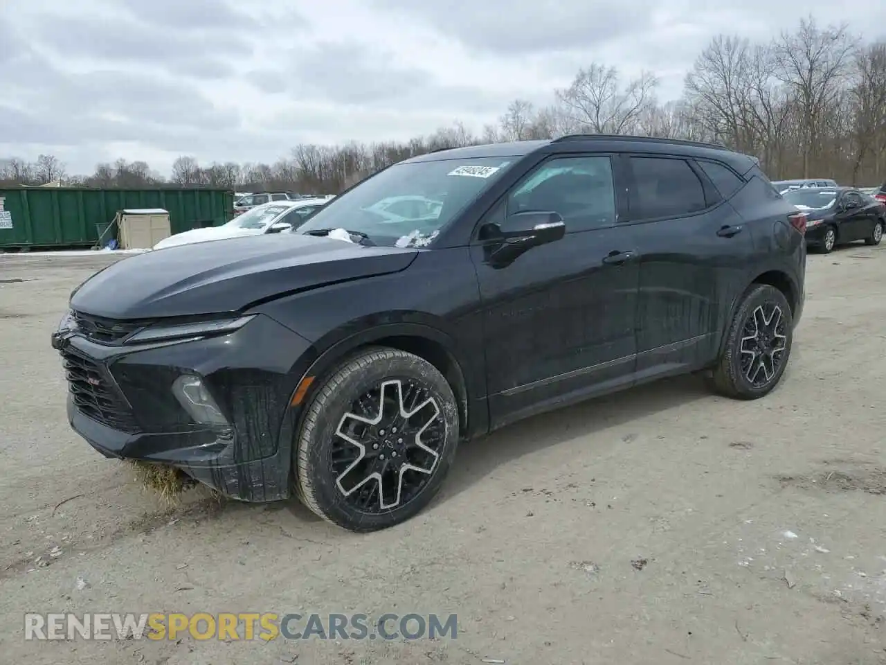 1 Photograph of a damaged car 3GNKBKRSXPS208402 CHEVROLET BLAZER 2023