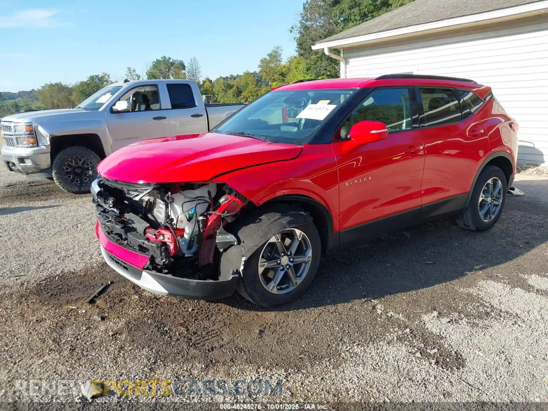 2 Photograph of a damaged car 3GNKBDR42RS199646 CHEVROLET BLAZER 2024