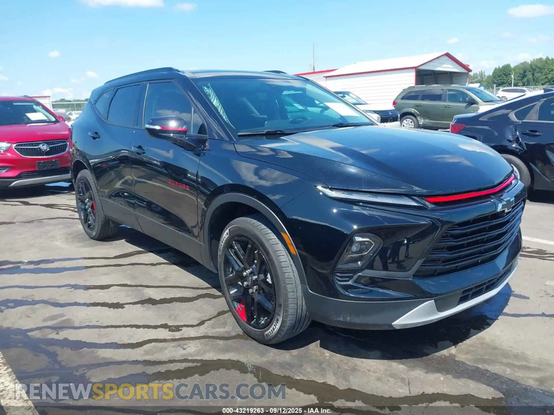 1 Photograph of a damaged car 3GNKBDR44RS197963 CHEVROLET BLAZER 2024