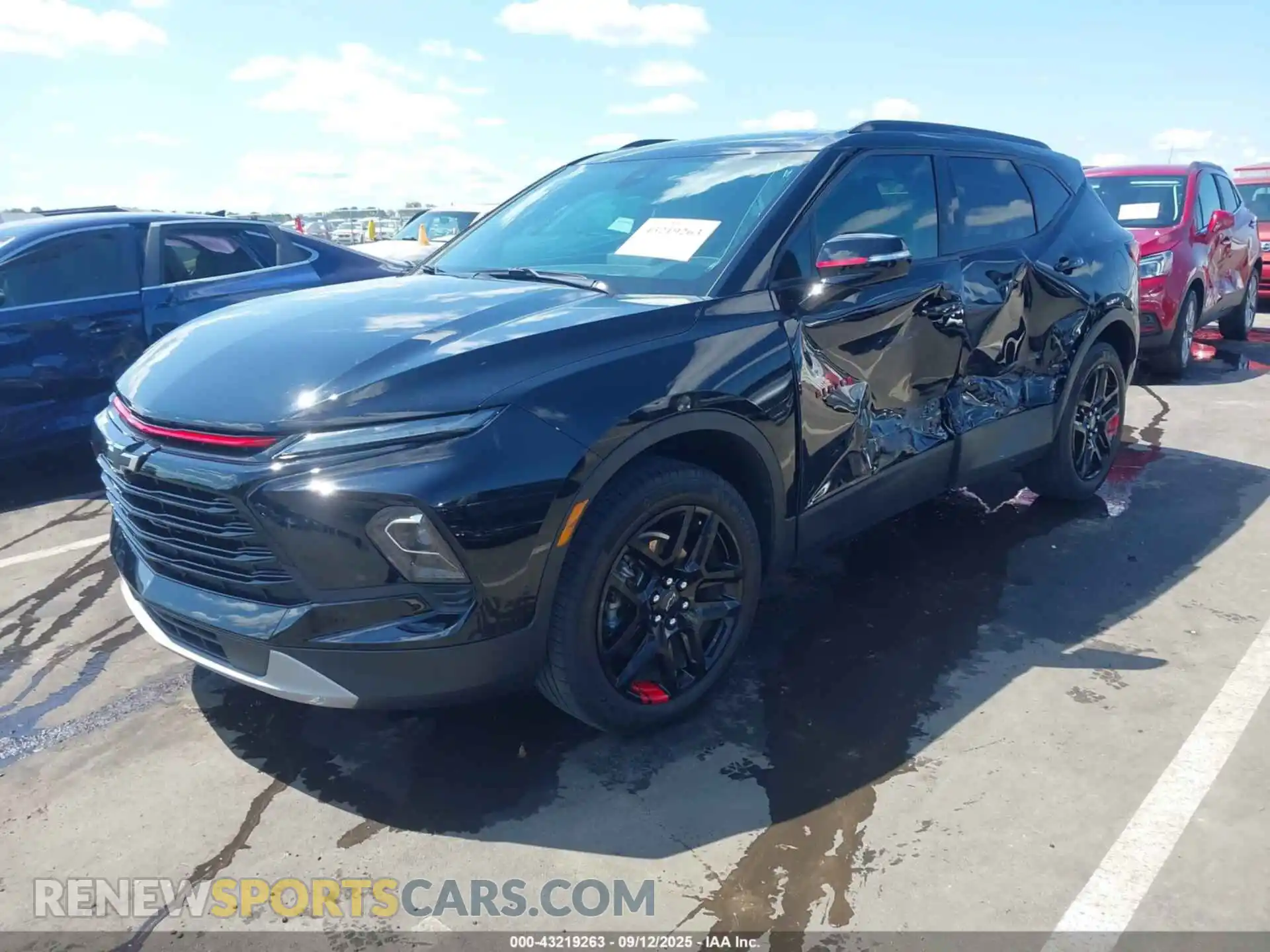 2 Photograph of a damaged car 3GNKBDR44RS197963 CHEVROLET BLAZER 2024