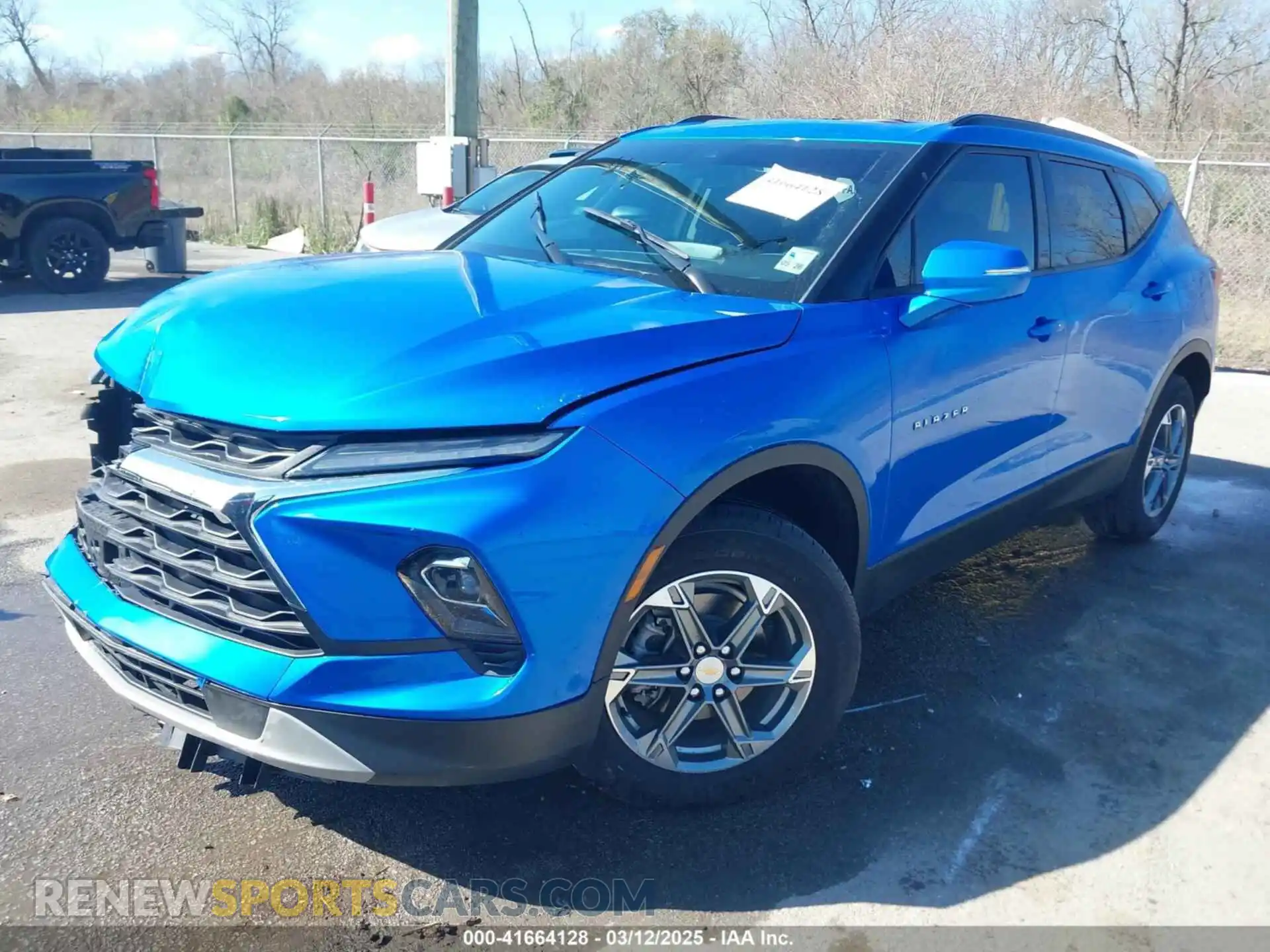 2 Photograph of a damaged car 3GNKBDR46RS205478 CHEVROLET BLAZER 2024