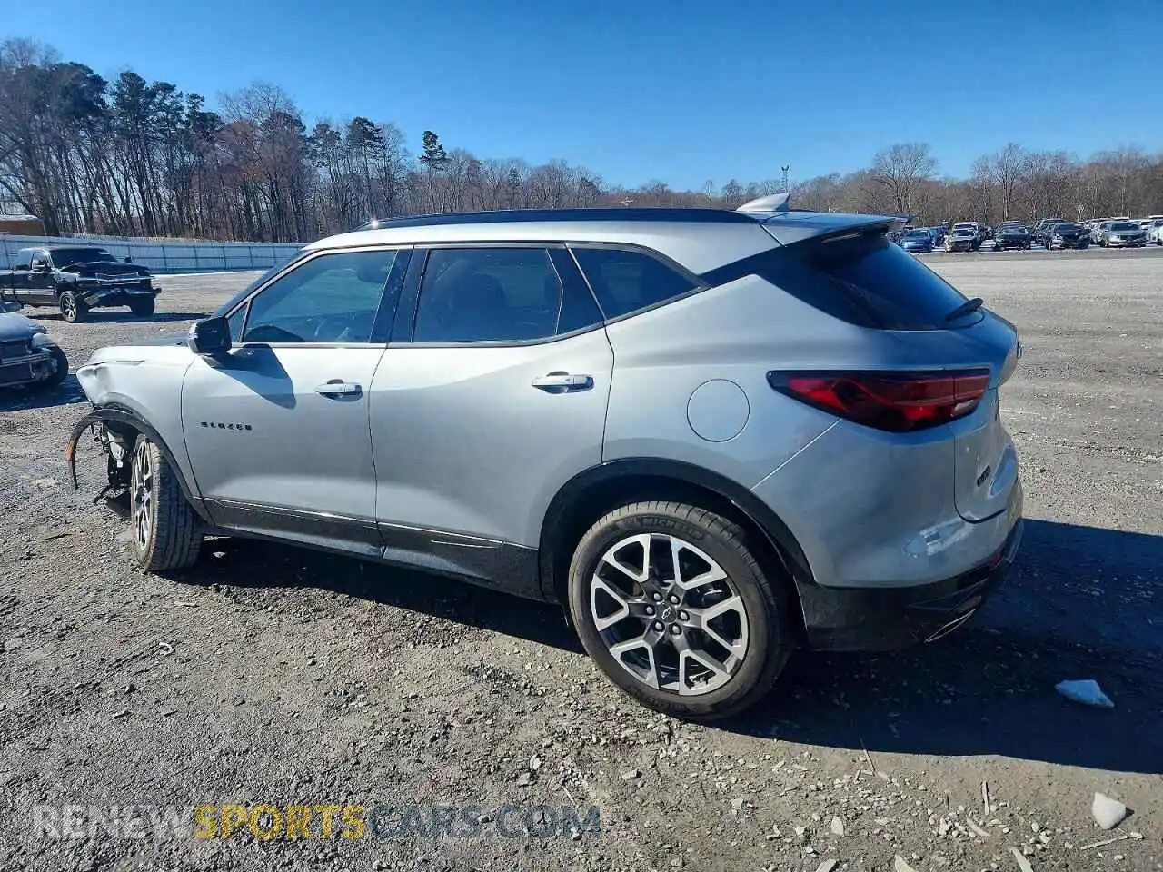 2 Photograph of a damaged car 3GNKBERS1RS225755 CHEVROLET BLAZER 2024