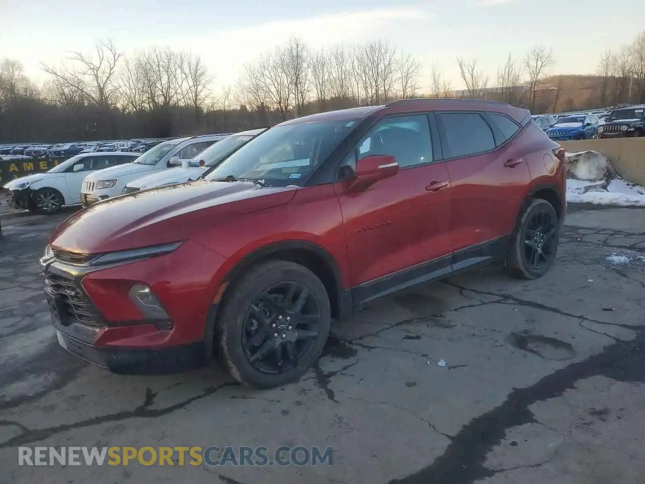 1 Photograph of a damaged car 3GNKBERS5RS174910 CHEVROLET BLAZER 2024