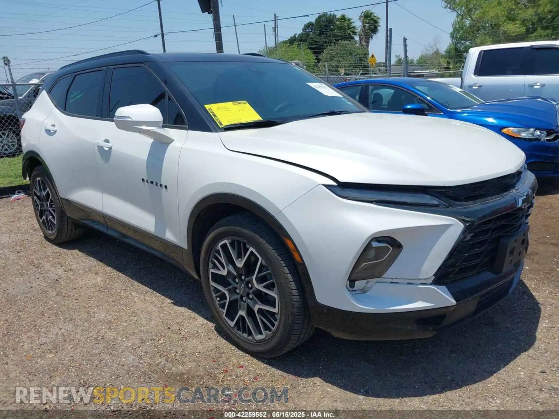 1 fotografías del automóvil dañado 3GNKBERS5RS180321 CHEVROLET BLAZER 2024