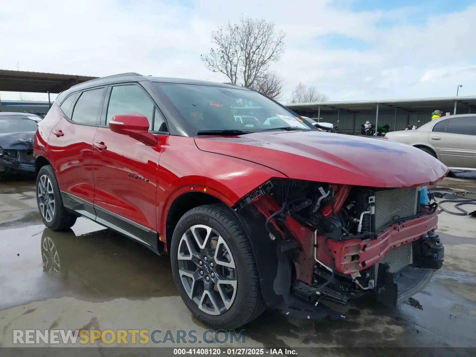 1 Photograph of a damaged car 3GNKBERS5RS184241 CHEVROLET BLAZER 2024