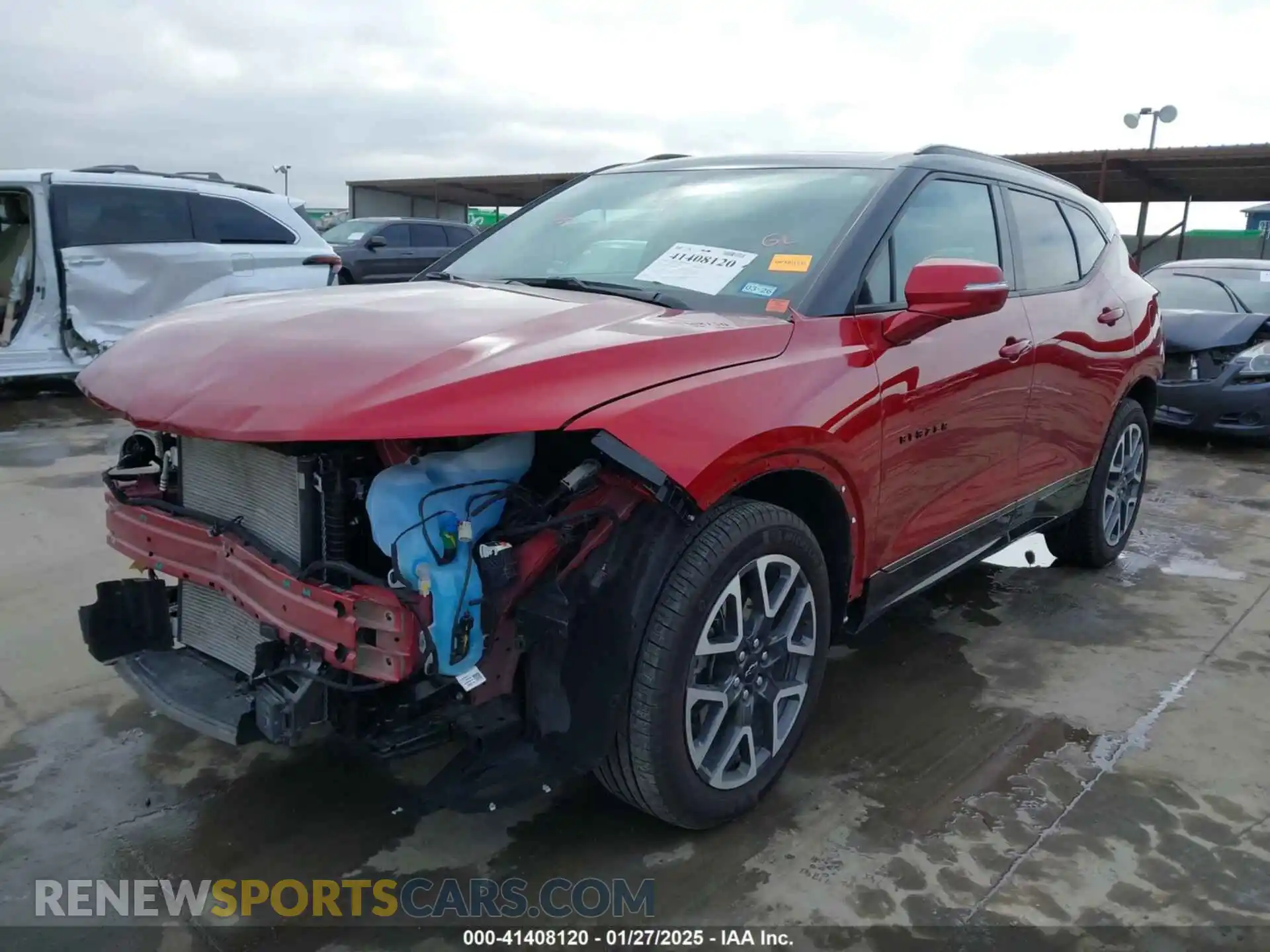 2 Photograph of a damaged car 3GNKBERS5RS184241 CHEVROLET BLAZER 2024