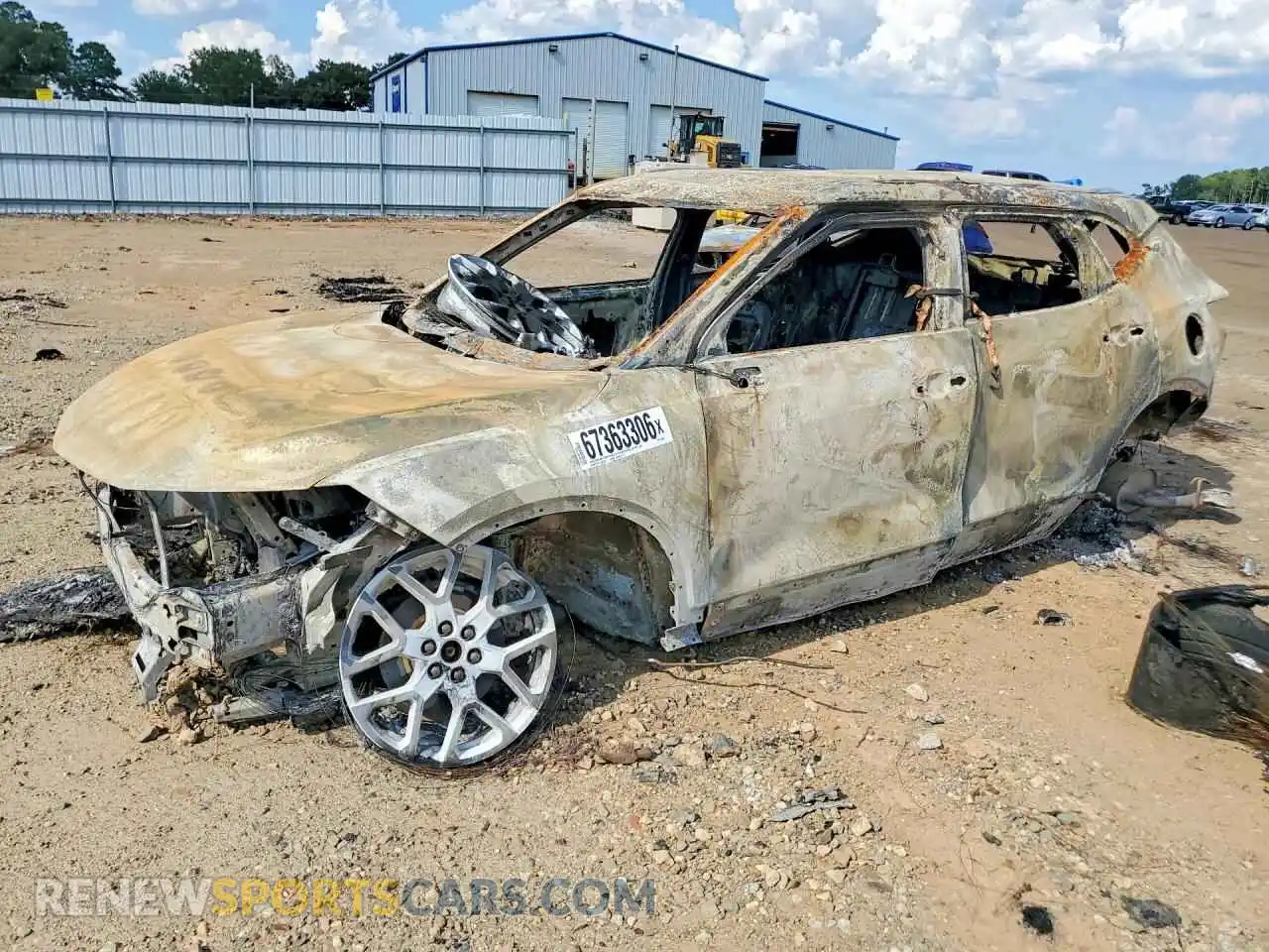 1 Photograph of a damaged car 3GNKBERS5RS210398 CHEVROLET BLAZER 2024