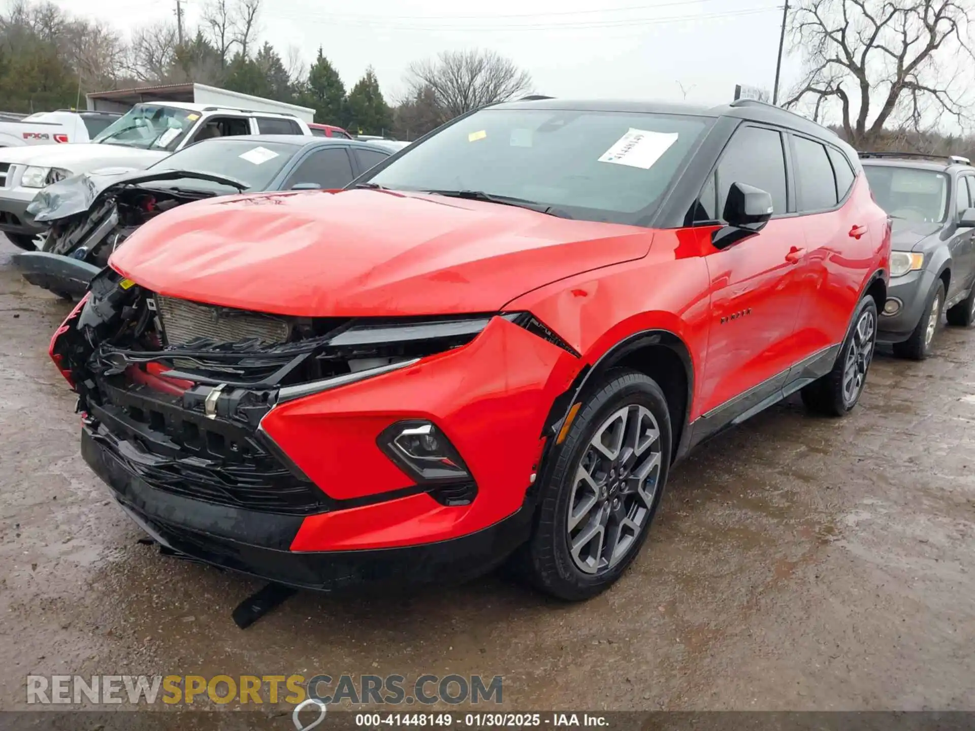 2 Photograph of a damaged car 3GNKBERSXRS125413 CHEVROLET BLAZER 2024