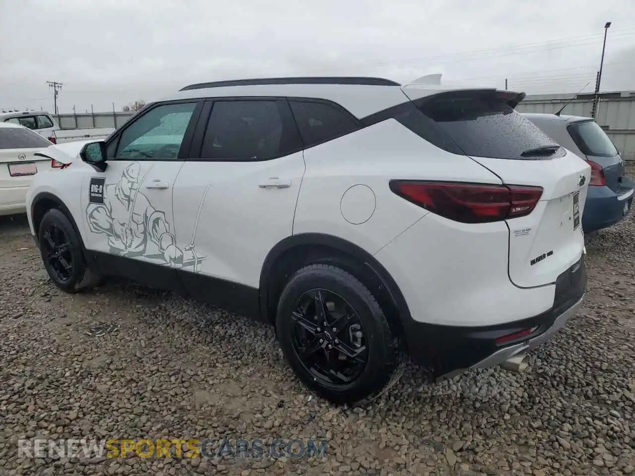 2 Photograph of a damaged car 3GNKBHR41RS151370 CHEVROLET BLAZER 2024