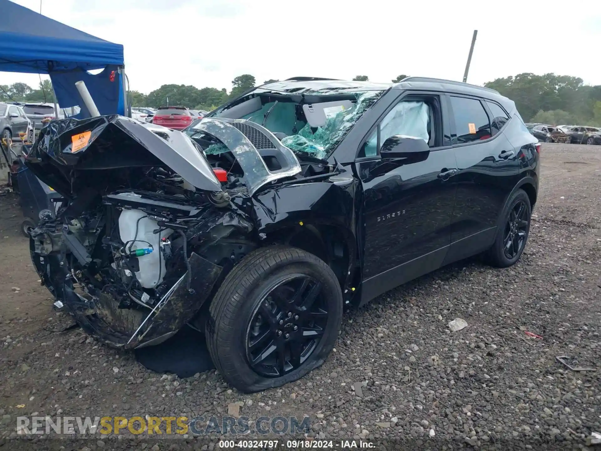 2 Photograph of a damaged car 3GNKBHR46RS170755 CHEVROLET BLAZER 2024