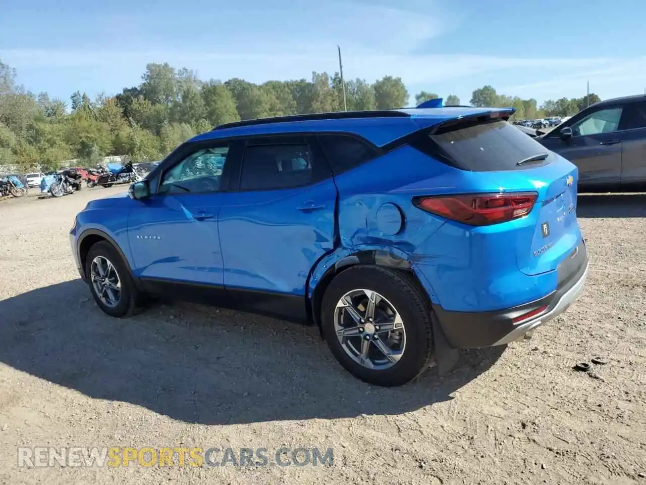 2 Photograph of a damaged car 3GNKBJRS1RS150466 CHEVROLET BLAZER 2024