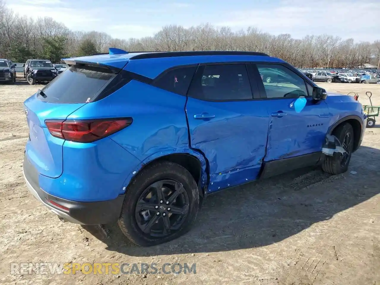 3 Photograph of a damaged car 3GNKBJRS2RS211288 CHEVROLET BLAZER 2024