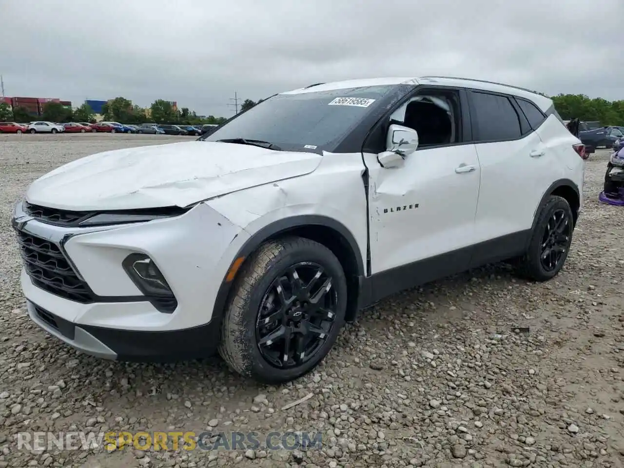 1 Photograph of a damaged car 3GNKBJRS6RS199677 CHEVROLET BLAZER 2024